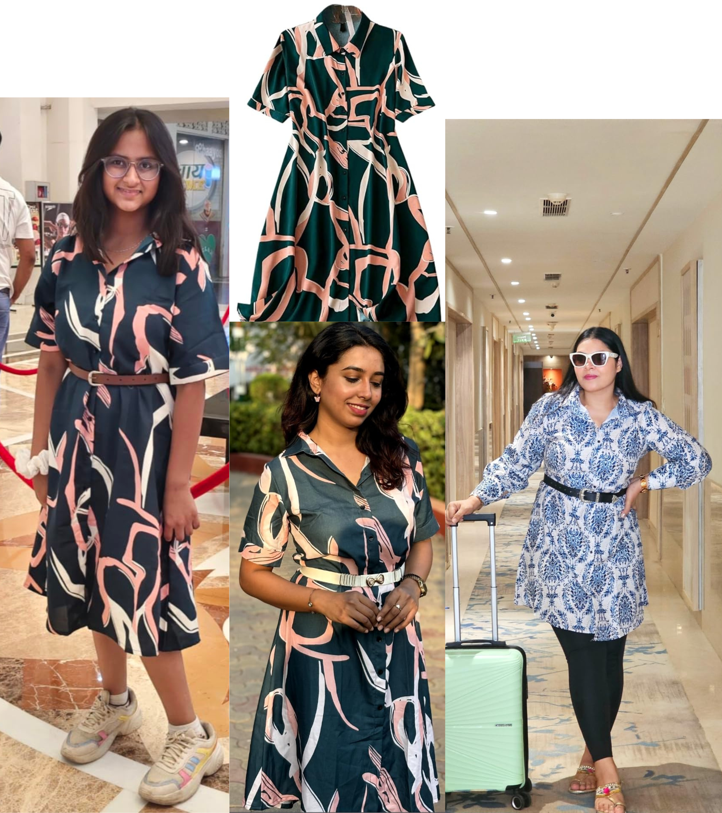 Image of Western Midi Party Dress